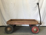 Vintage Rustic Solid Wood Wagon