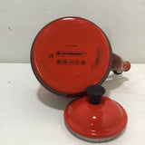 Le Creuset Red Enameled Steel 1.1L Demi Kettle