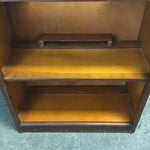 Vintage Mahogany Veneer 3-Tier Printer Paper Shelf