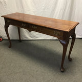 Vintage Stickley Solid Cherry 2-Drawer Sofa Table