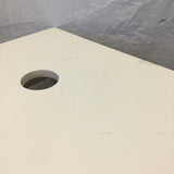 Contemporary Ashley Furniture White "Meg" Corner Computer Desk