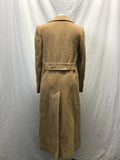 Vintage Meyer Jonasson Tan Camel Hair Double-Breasted Long Coat