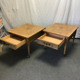 Pair of Vintage MCM Martinsville Black Walnut Veneer Night Stands