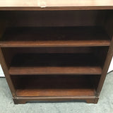 Vintage Solid Black Walnut 4-Tier Shelf