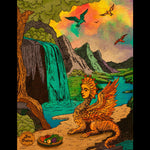 Yen Ospina "Basking" 8.5x11 Signed Art Print