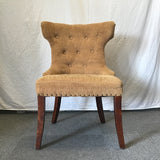 Modern Pier 1 Brown Upholstered Accent Chair