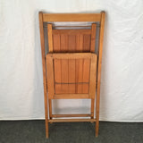 Vintage Craftsman Solid Maple & Pine Folding Chair