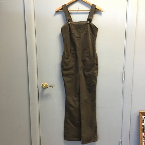 Retired Revivall Heavy Brown Linen Overalls