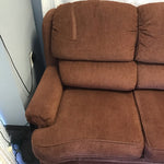 Modern Smith Bros. Burnt Umber 3-Cushion Sofa