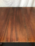 Vintage Mahogany Veneer Drop-Leaf Expanding Dining Table