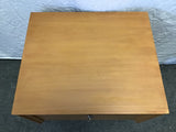 Modern MCM Cherry Veneer 2-Drawer Night Stand