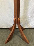 Modern Arts & Crafts Solid Tropical Wood 8-Hook Coat Tree