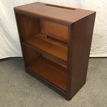 Vintage Mahogany Veneer 3-Tier Printer Paper Shelf