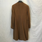 Linda Richards Luxury Brown Wool Long Coat