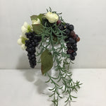 Frankie Nolan Victorian Bust w/ Grapes & White Flowers