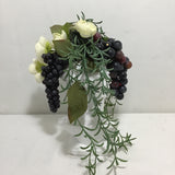 Frankie Nolan Victorian Bust w/ Grapes & White Flowers