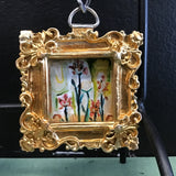 Lambs Wing Gold-Framed Art Print Keychain