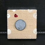 Susan Sitaraman Single Chicken Decoupage On White Tile Magnet