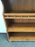 Vintage Medium-Stained Solid Maple 4-Tier Shelf