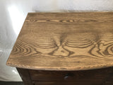 Vintage Craftsman Solid Oak 6-Drawer Chest of Drawers