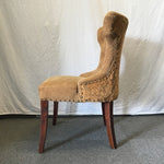 Modern Pier 1 Brown Upholstered Accent Chair