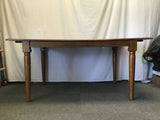 5pc Modern Farmhouse Solid Tropical Wood Dining Set