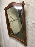 Vintage Medium-Stained Cherry Mirror
