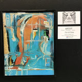 Lambs Wing Framed "Lagoon" 8x10 Abstract Art Print