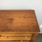 Vintage Empire Solid Pine 6-Drawer Chest of Drawers