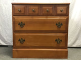 Vintage Federal Solid Cherry 3-Drawer Chest of Drawers