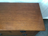 Modern Mission Veneer & Solid Oak 3-Drawer Dresser