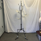 Custom Surrealist Black & White Metal Coat Tree