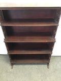 Vintage 5-Tier Mahogany Veneer Shelf