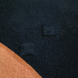 Modern Masland Orange & Black 10.5 x 7.5 Octagonal Area Rug
