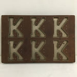 Vintage "K" Chocolate Mold