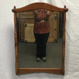 Vintage Medium-Stained Cherry Mirror