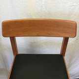 Pair of Danish Modern Benny Linden Design Solid Cherry Bar Stools