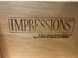 Vintage Mission Thomasville "Impressions" Solid & Veneer Cherry 9-Drawer Dresser