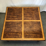 Vintage Chippendale Thomasville Mahogany Veneer Cross-Banded Coffee Table