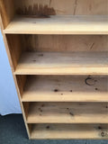 Modern Unfinished Solid Pine 6-Tier Shelf