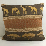 Modern Giraffe Throw Pillow