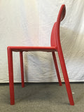 Contemporary MCM Magis Red Resin Air Chair by Jasper Morrison