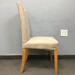 Single IKEA BERGMUND Grey Upholstered Dining Chair