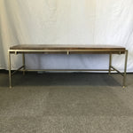 Modern Industrial Pottery Barn "Simien" Coffee Table