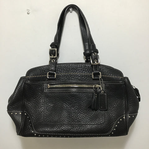 Coach Hampton Black Leather Handbag