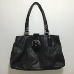 Coach Black Leather Shoulder Bag