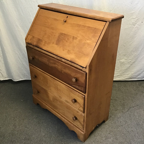 Vintage Craftsman Secretary Desk / 3-Drawer Chest of Drawers