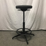 Contemporary IKEA Grey LIDKULLEN Sit/Stand Stool