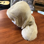 Molded Plaster Hooded Figure Statue