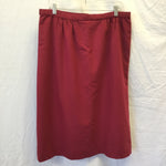 Vintage Pendleton Red Wool Midi Skirt